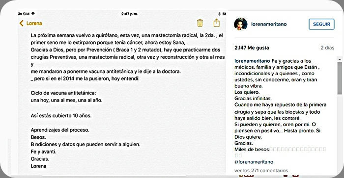La-actriz-argentina-Lorena-Merirano-regresará-a-los-quirófanos-como-medida-de-prevención