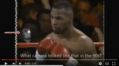 Viajero del tiempo graba a Mike Tyson con un Smartphone en 1995  Viajero del tiempo graba a Mike Tyson con un Smartphone en 1995
