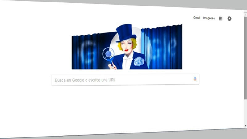 Marlene Dietrich, más que una mujer, una voz o un Doodle de Google
