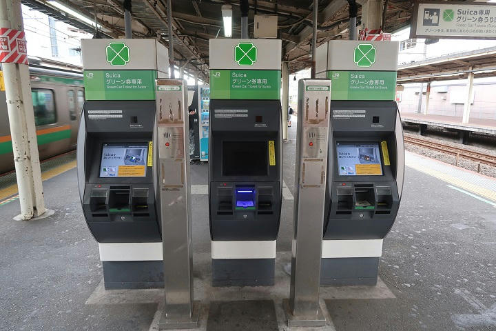 写真（Suica専用グリーン券うりばその1）