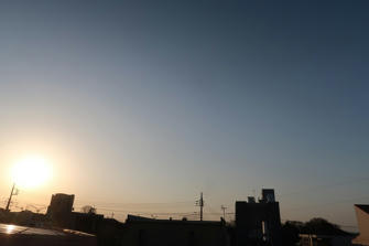 写真（夕方の天空その4）