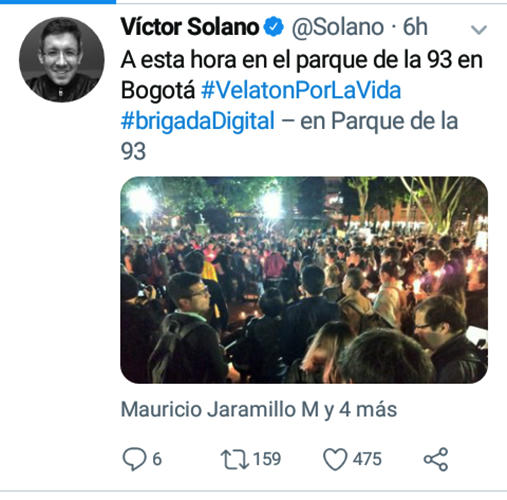  Por Redes informan avance de la marcha 