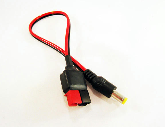Power Supply Cable With Anderson Powerpole & Ring Terminals - 12AWG, 45A DC