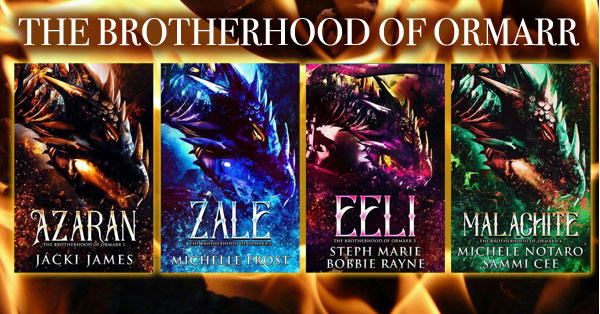 Jacki James - Brotherhood of Ormarr series Banner