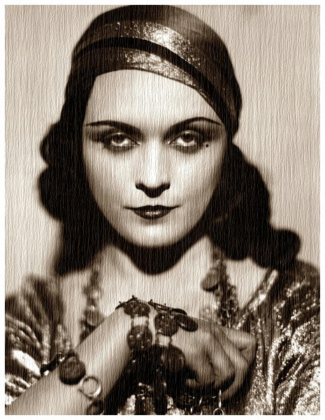  Barbara Apolonia Chalupiec (1897 - 1987), conocida artísticamente bajo el seudónimo de Pola Negri; fue una actriz polaca de ascendencia eslovaca, una de las grandes divas del cine mudo 