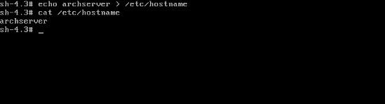 Setting Hostname