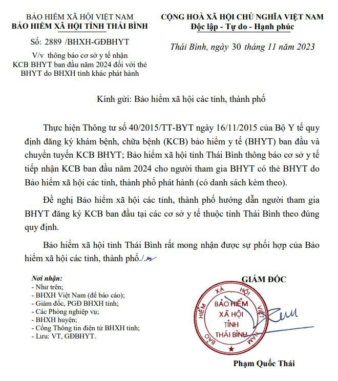 Thai Binh 2889 CV KCB Ngoai tinh 2024.JPG