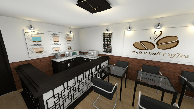 Sweet Home 3D Forum - View Thread - Coffee shop design  This is my design about a coffee shop.