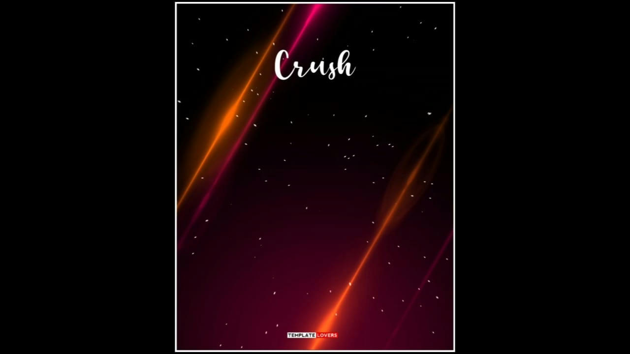 Crush Light New Effect Full Screen Whatsapp Status Avee Player Template Download