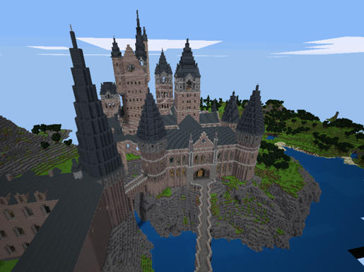 German castle Minecraft Map