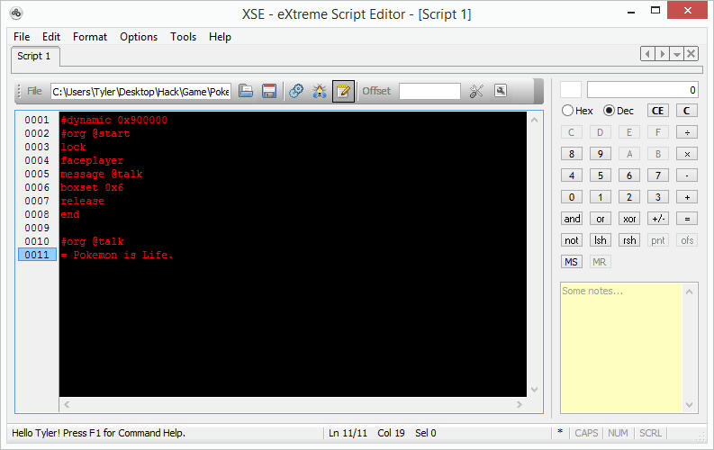 [PokeCommunity.com] [Updated Flags] MasterZolt's XSE Scripting Tutorial!!!