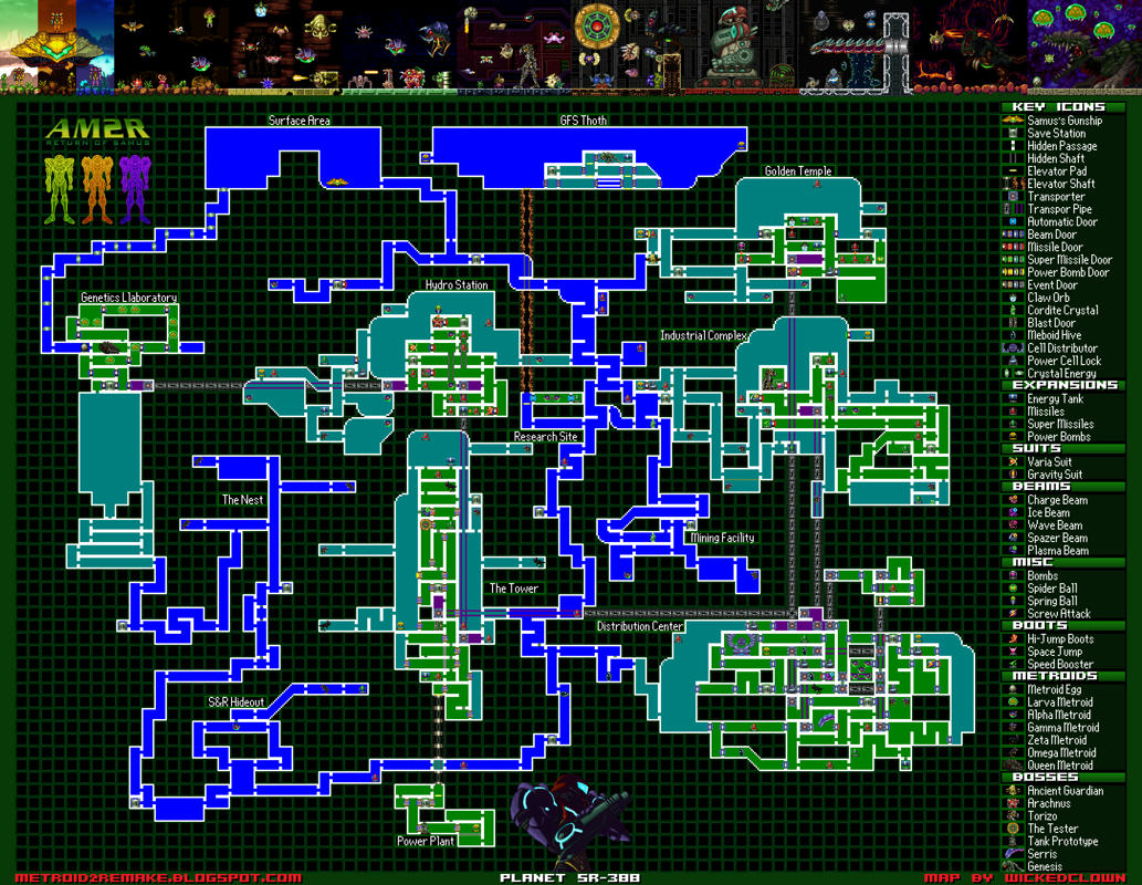 Official AM2R Maps (See 1st Page) - Project AM2R