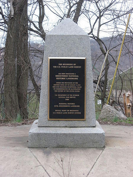 Northwest Land Ordinance Beginning Marker