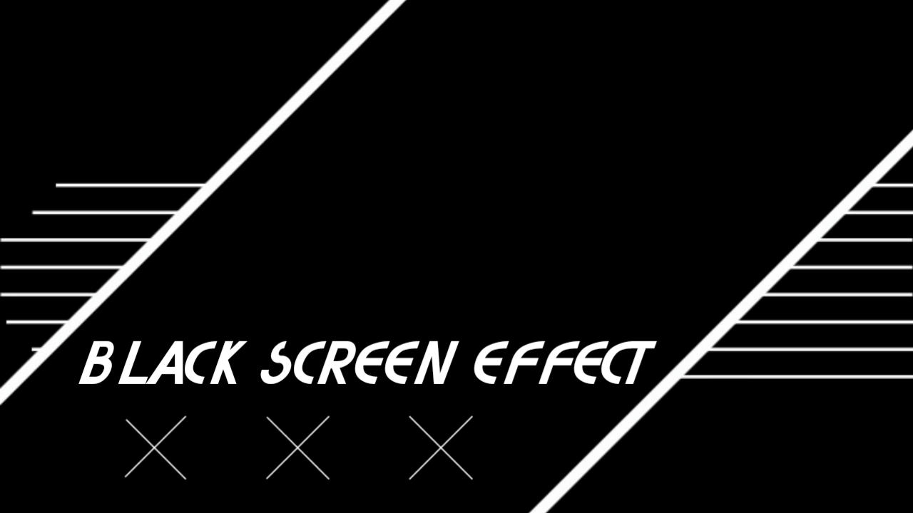 Black screen WhatsApp Status Video effect