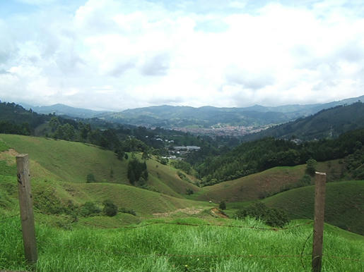  Panorámica del municipio colombiano de Caldas, en el Departamento de Antioquia