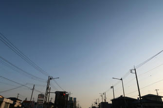 写真（夕方の天空その3）