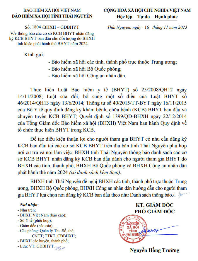 Thai Nguyen 1804 CV KCB ban dau ngoai tinh nam 2024.jpg
