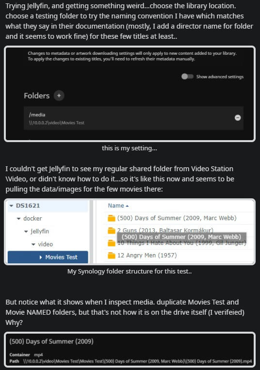 Video Station is AWFUL I really wanted to like it indexing is