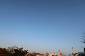 写真（夕方の天空その2）