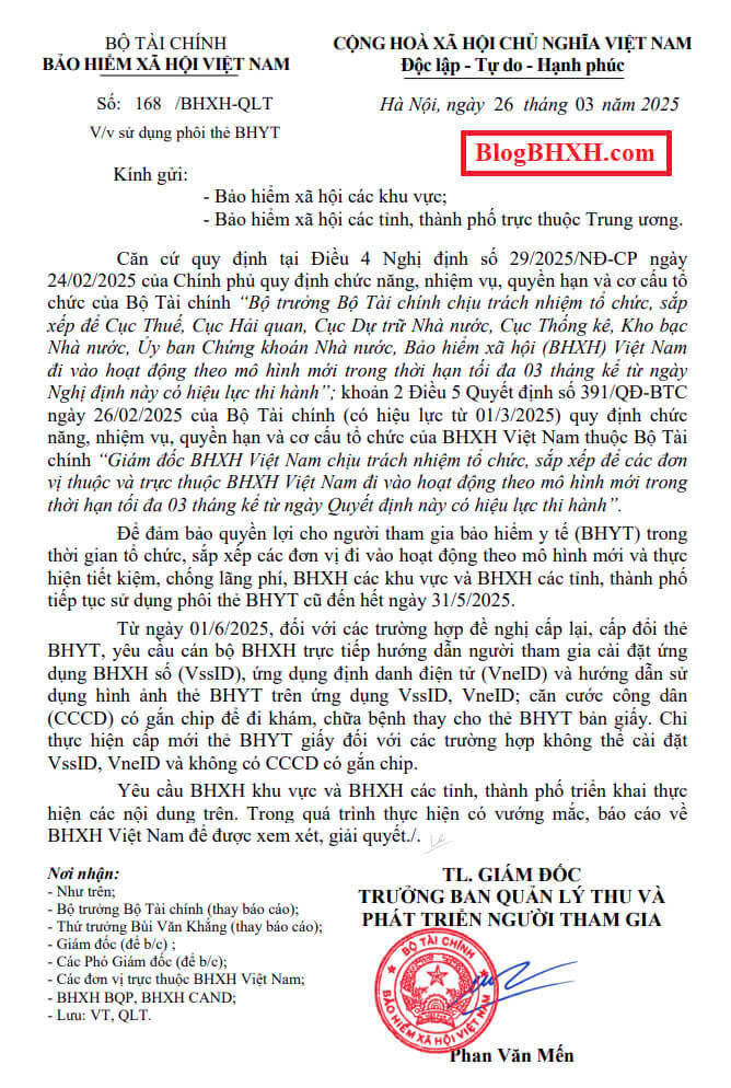 2025-168-BHXHVN Khong in the BHYT 2025.jpg