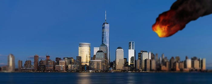  Terminan simulacro con el impacto de un asteroide en Nueva York