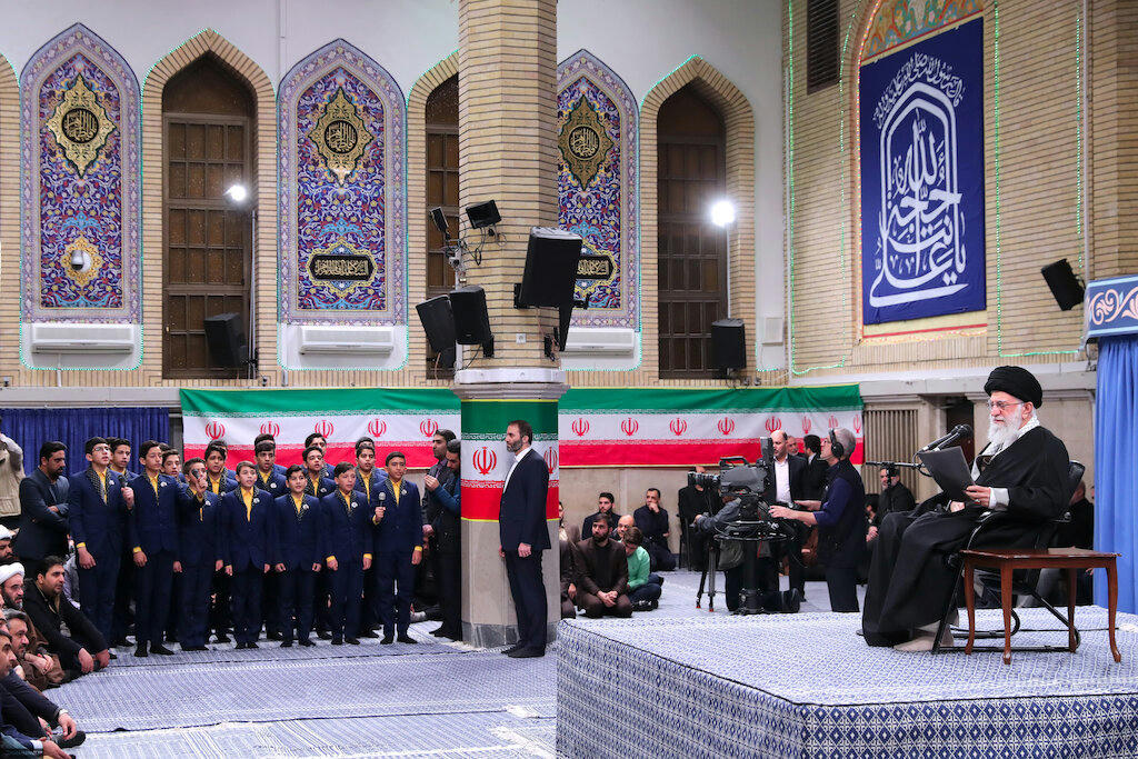 Different groups of people met with Ayatollah Khamenei