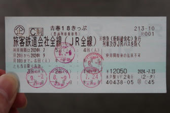 写真（青春18きっぷ）