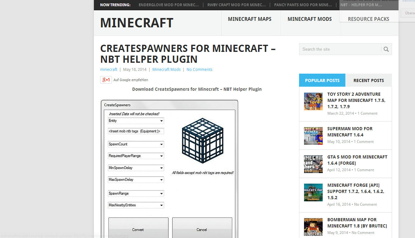 Createspawners Nbt Helper Plugin Minecraft Mod Createspawners Nbt Helper Plugin Minecraft Mod