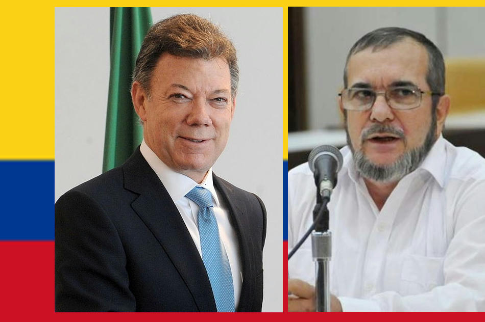  El protagonista de la Paz en Colombia, es el pueblo colombiano, sus artífices el presidente Juan Manuel Santos Calderón y el comandante de las FARC Rodrigo Londoño Echeverri