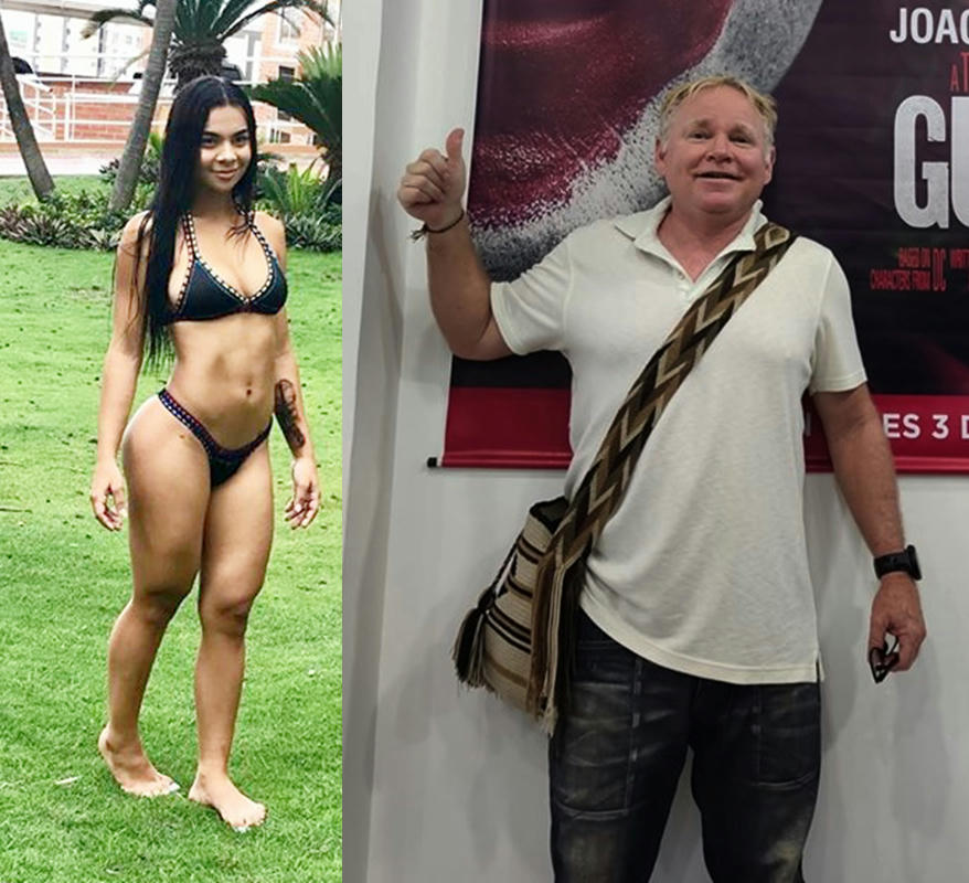  Extranjero acusa a bella modelo colombiana de estafa 