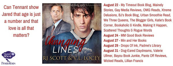RJ Scott & V.L. Locey - Changing Lines Audio TourGrahpic s
