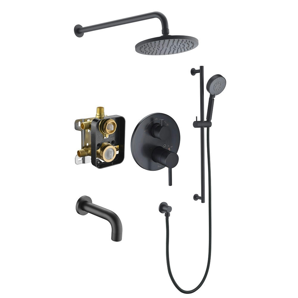 Joshua Tree Shower Set DSSJE06MB Matte Black