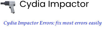 Cydia Impactor Errors: fix most errors easily