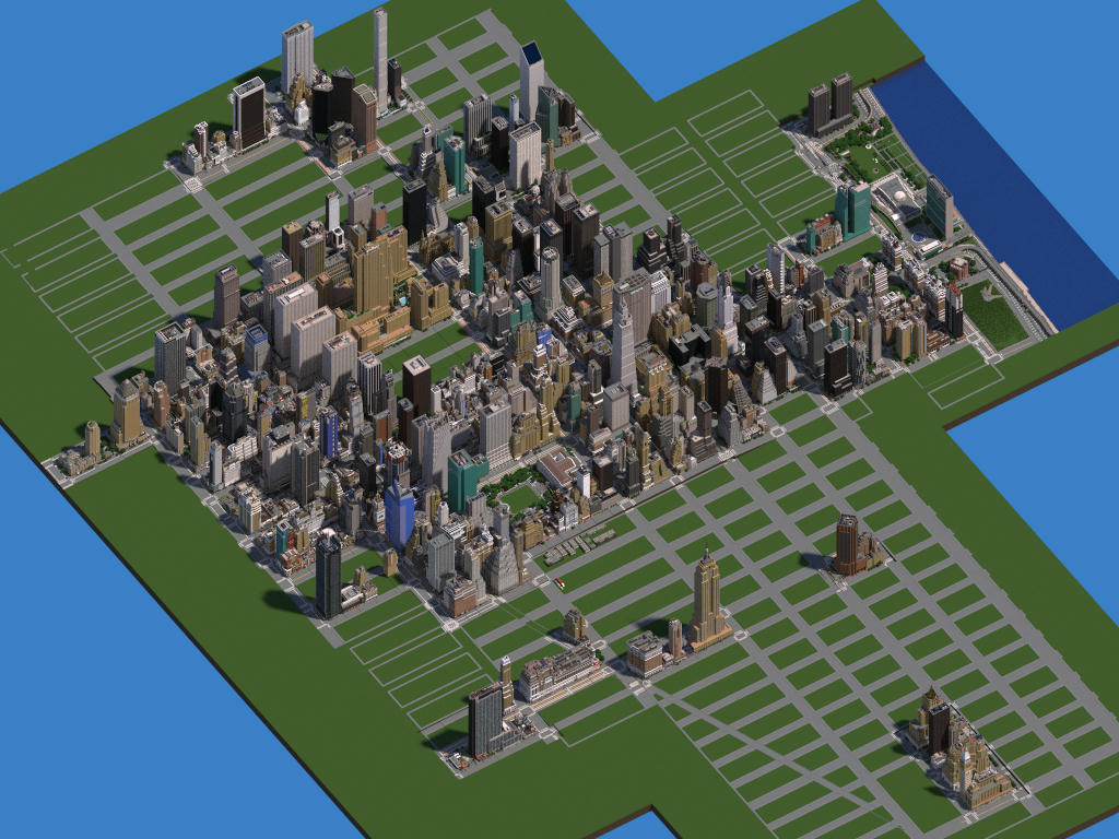 Midtown Manhattan, New York City (DOWNLOAD V2.7) Minecraft Map