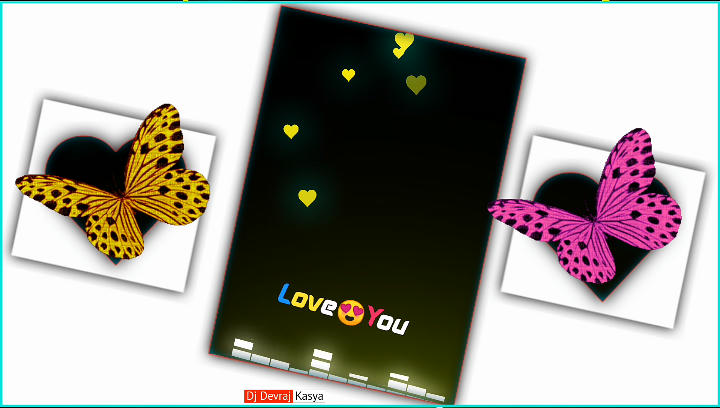 Osm Victor Frame Butterfly Green Screen Template