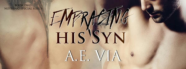 A.E. Via - Embracing His Syn Banner