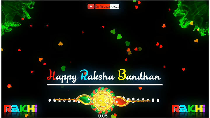 RakshaBandhan Avee Player Template Download
