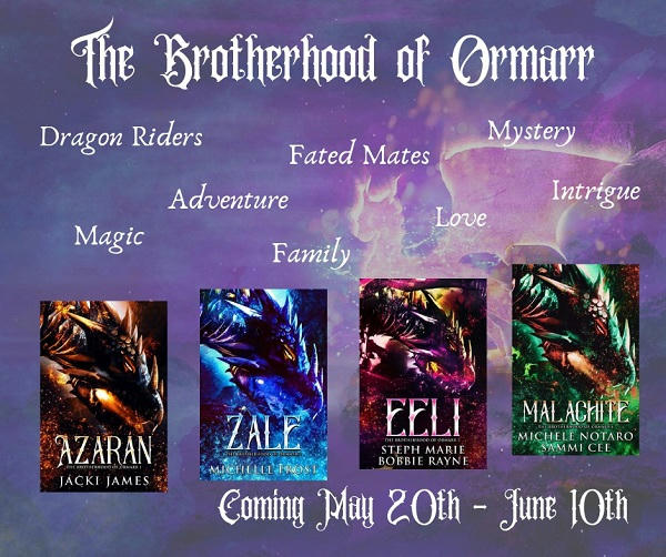 Jacki James - Brotherhood of Ormarr series Banner 1