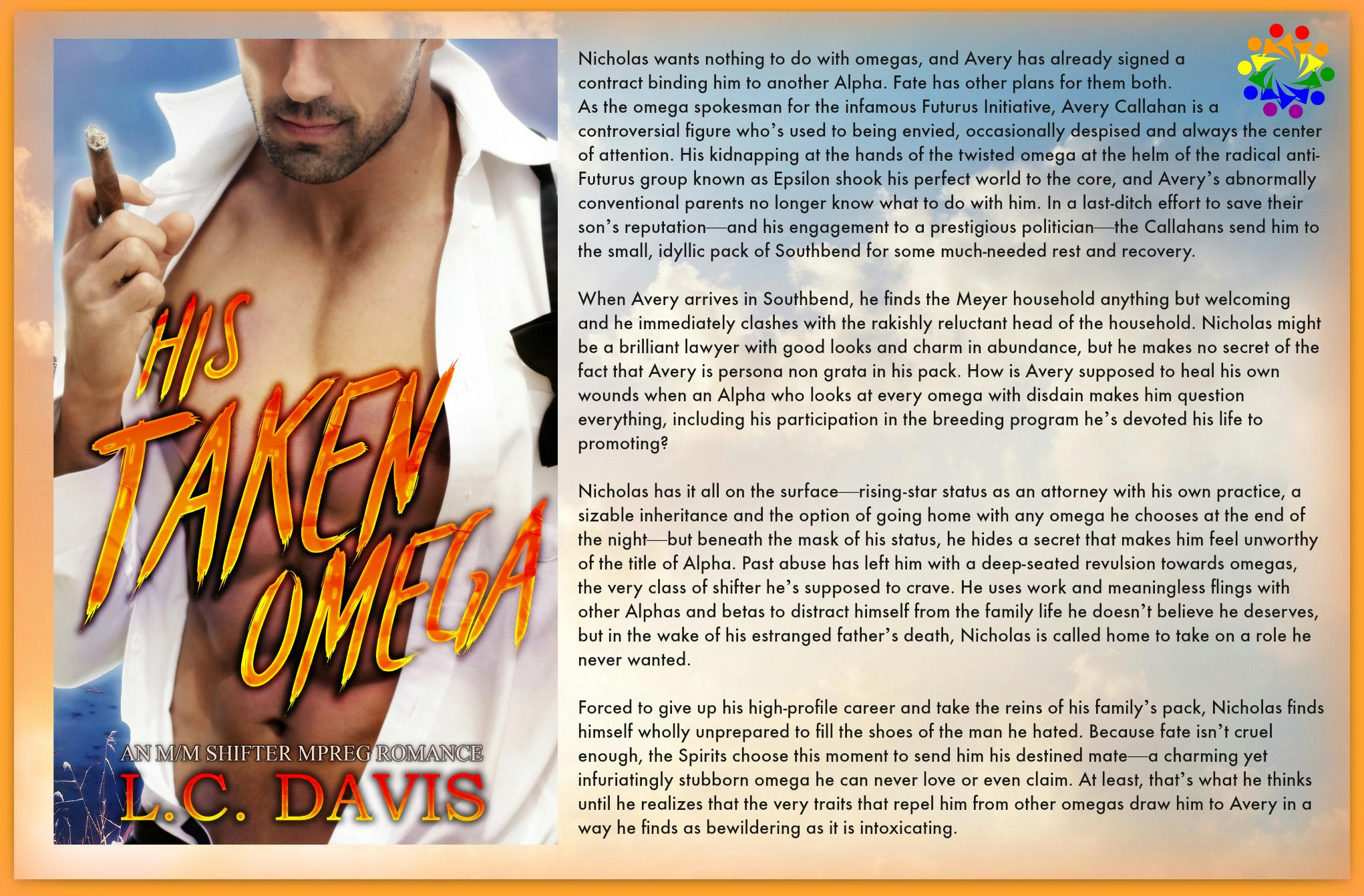 L.C. Davis - His Taken Omega BLURB