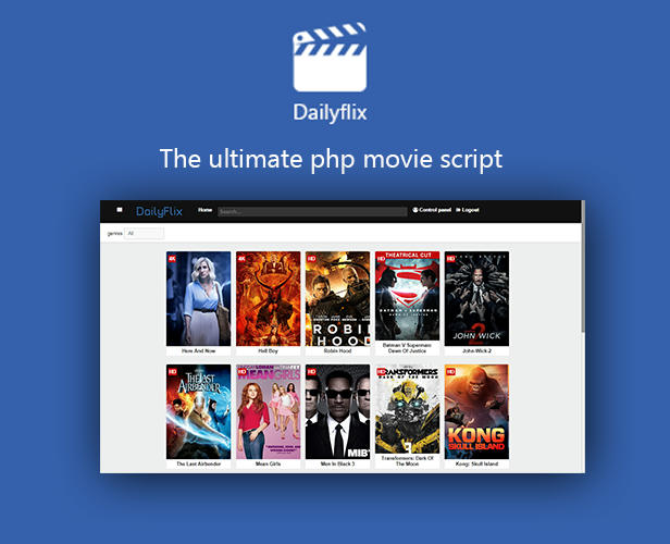 Dailyflix - Ultimate PHP Movie Script