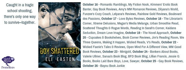 Eli Easton - Boy Shattered TourGraphic