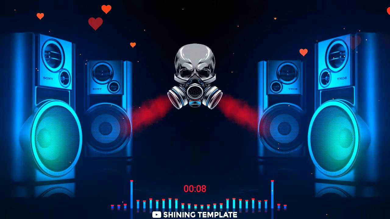 Download Best Dj Remix Avee Player Template Speakers Stylish Glowing Colors