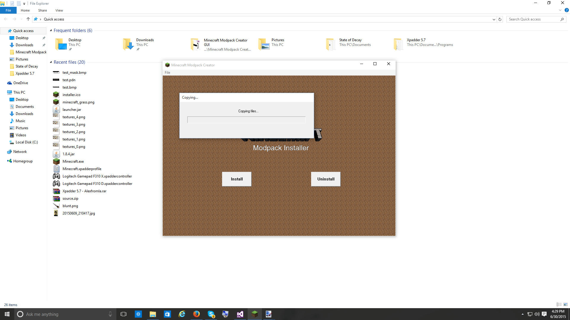 CreeperAtYourDoor's Modpack Creator - Minecraft Tools - Mapping and ...