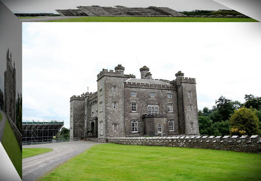  El Castillo de Slane, ubicado en el pueblo de Slane en Irlanda