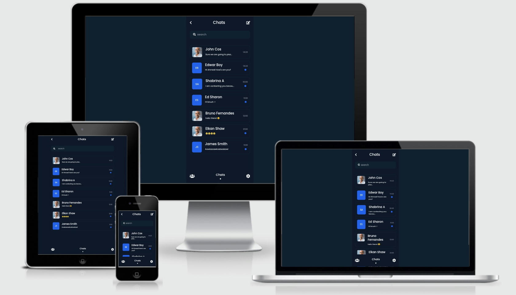 Source Code Chat App Project UI / UX Design