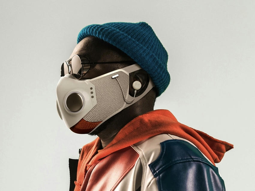  Mascara Xupermask, diseñada por el artista will.i.am en colaboración con Honeywell 