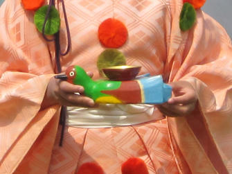 写真（曲水の宴その9拡大）