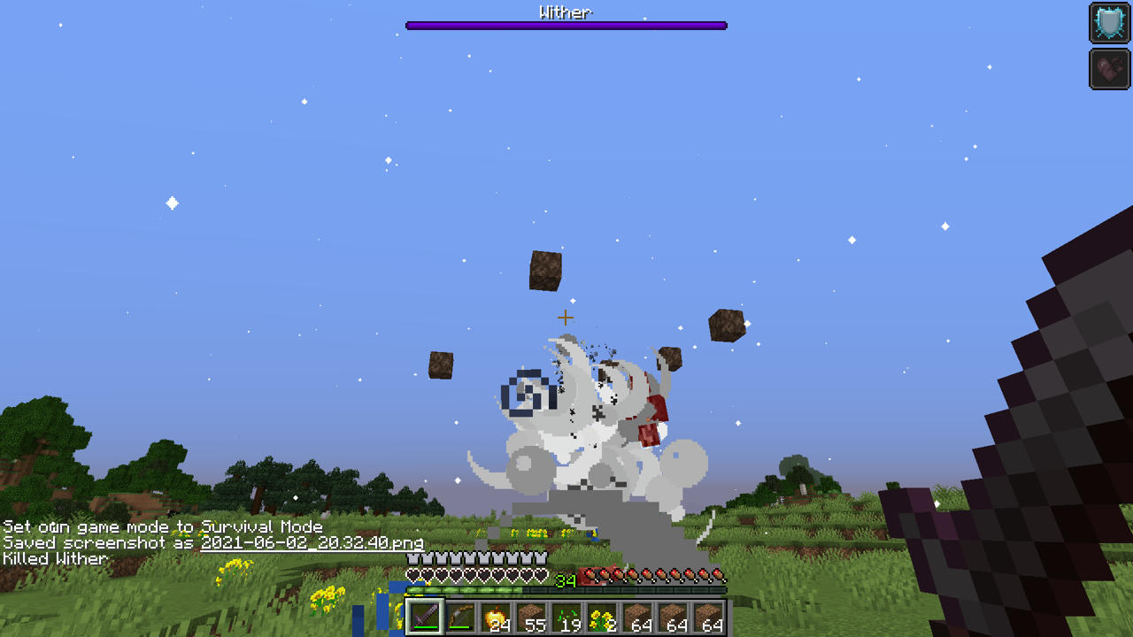 I Killed the Wither Storm in Survival Minecraft 2022 