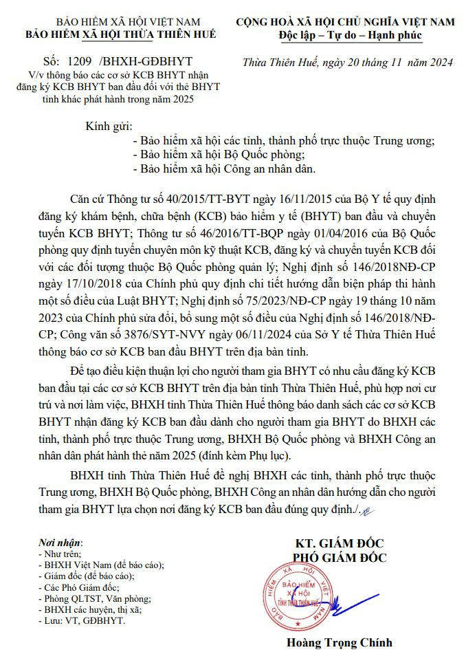 Thua Thien Hue 1209 CV KCB ngoai tinh 2025.JPG