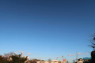 写真（夕方の天空その2）